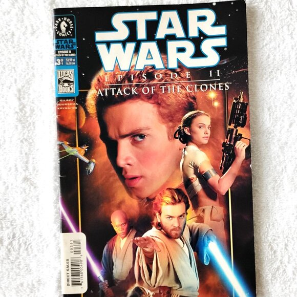 Vintage (3) Star Wars Comic Books Dark Force Rising, Empire, Attack of the Clone - Picture 6 of 7